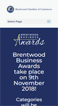 Mobile Screenshot of brentwoodchambers.co.uk